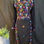Black Balochi kurta | Embroidered