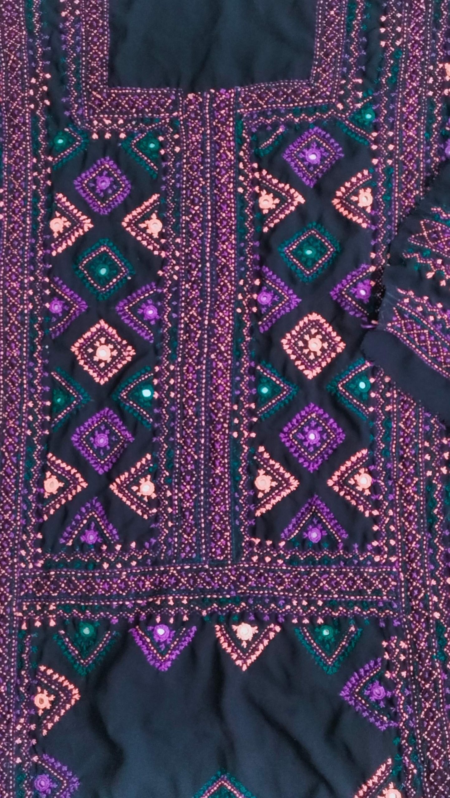 Hand Made Balochi Dress | Doch | school haar | Traditional clothing