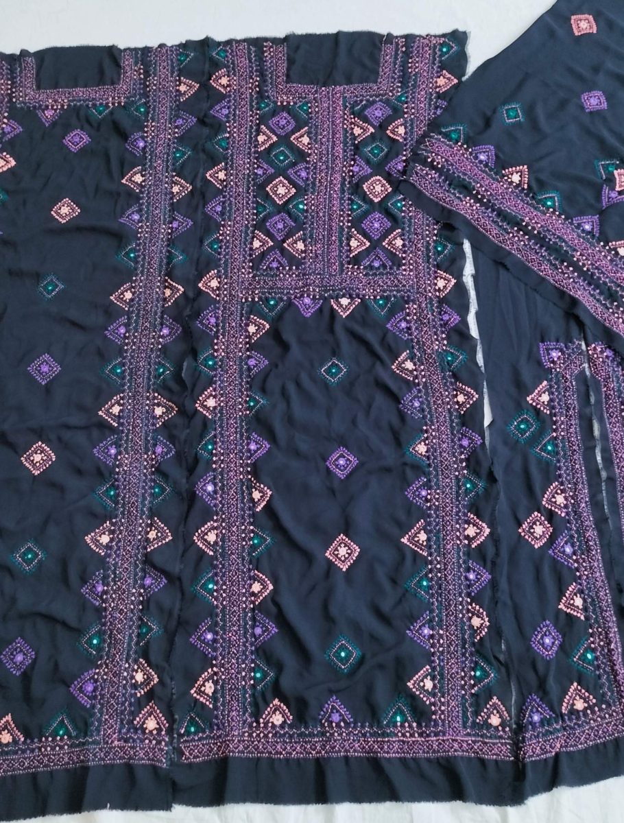 Hand Made Balochi Dress | Doch | school haar | Traditional clothing