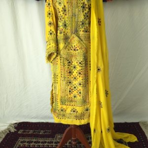 Hand Made Balochi Dress | Shoolok | Running stitch
