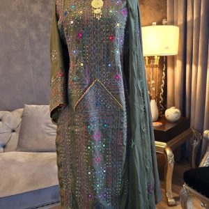 Hand Made Balochi Dress | Shoolok | Running stitch