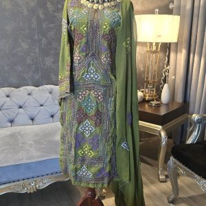 Hand Made Balochi Dress | Shoolok | Running stitch