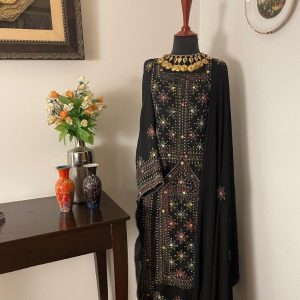 Handmade Balochi Dress | Shoolok Design | Running Stitch