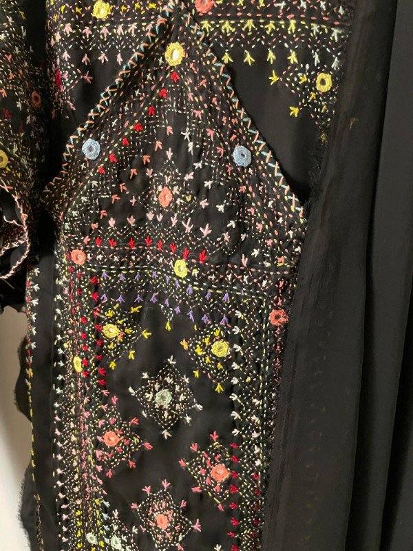Handmade Balochi Dress | Shoolok Design | Running Stitch