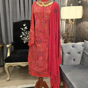 Handmade Balochi Dress – Shoolok Design | Traditional Hand Embroidery