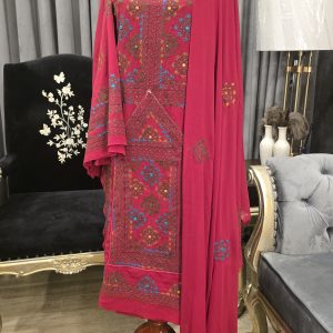 Handmade Balochi Dress | Shoolok | Running Stitch