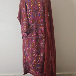 Hand Made Balochi Dress | Shoolok | Running stitch