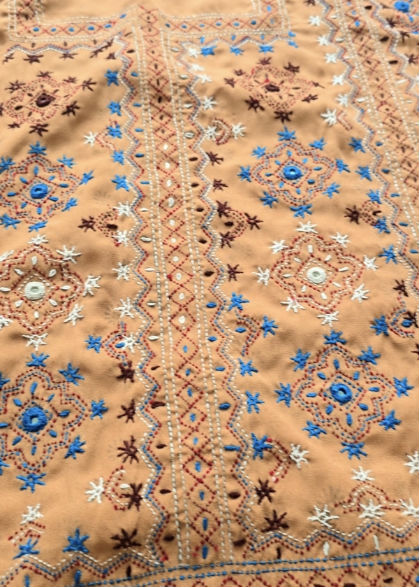 Handmade Balochi Dress | Shoolok | Running Stitch - Image 7
