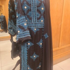 Makki Tanka Balochi Kurta | Handmade Black Balochi Kurta